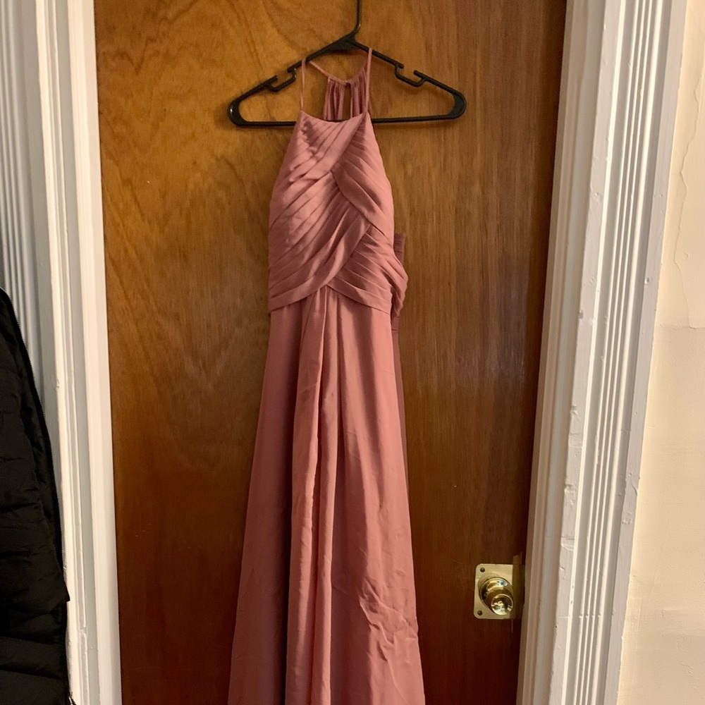 Dusty rose bridesmaid dress.. worn once, like new